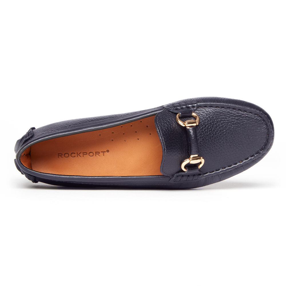 Rockport Womens Bayview Bit Keeper - Loafers Navy - WTB632071